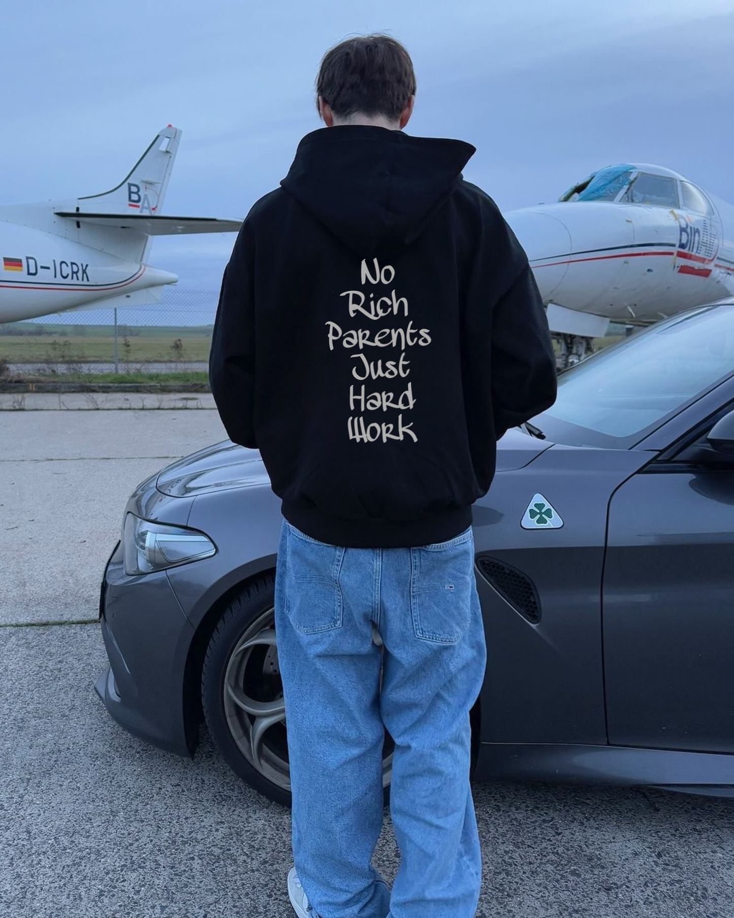 NO RICH PARENTS HOODIE