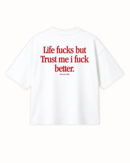 LIFE FCKS TEE