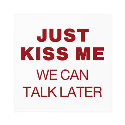 KISS ME STICKER