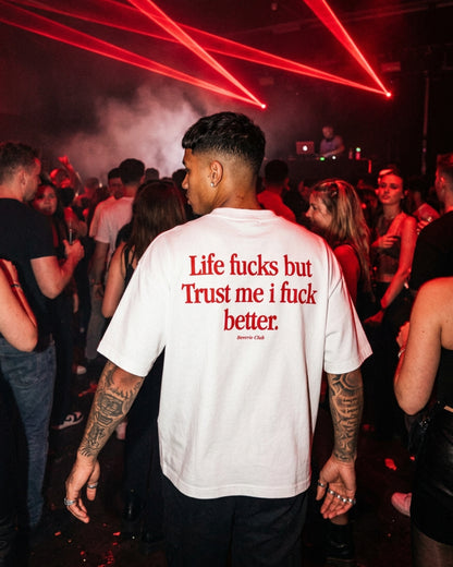 LIFE FCKS TEE