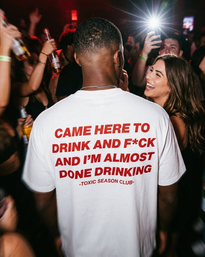 CAME HERE TO DRINK TEE