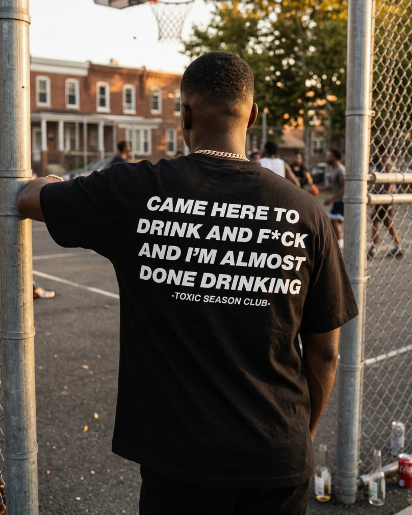 CAME HERE TO DRINK TEE