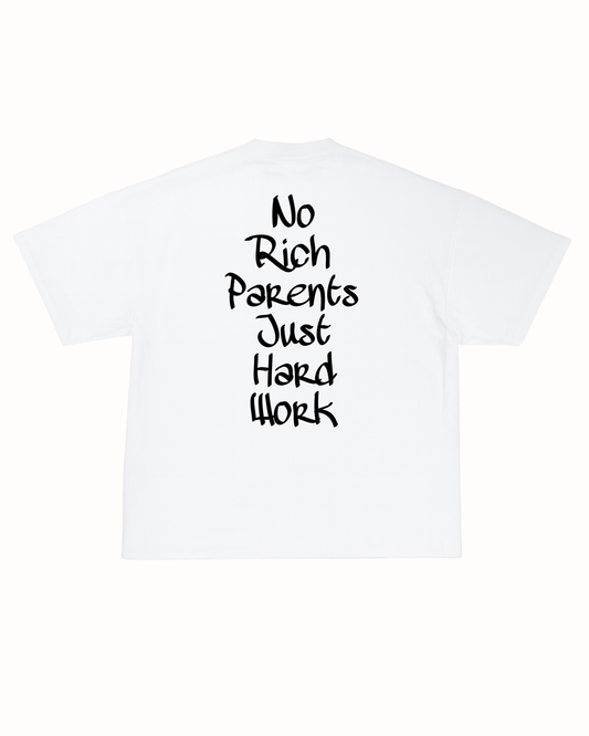 NO RICH PARENTS TEE