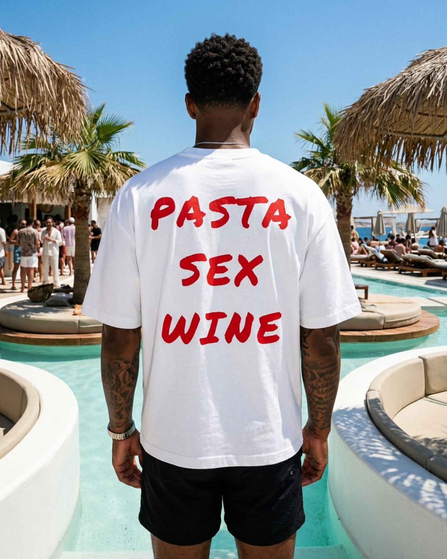 PASTA SEX WINE TEE