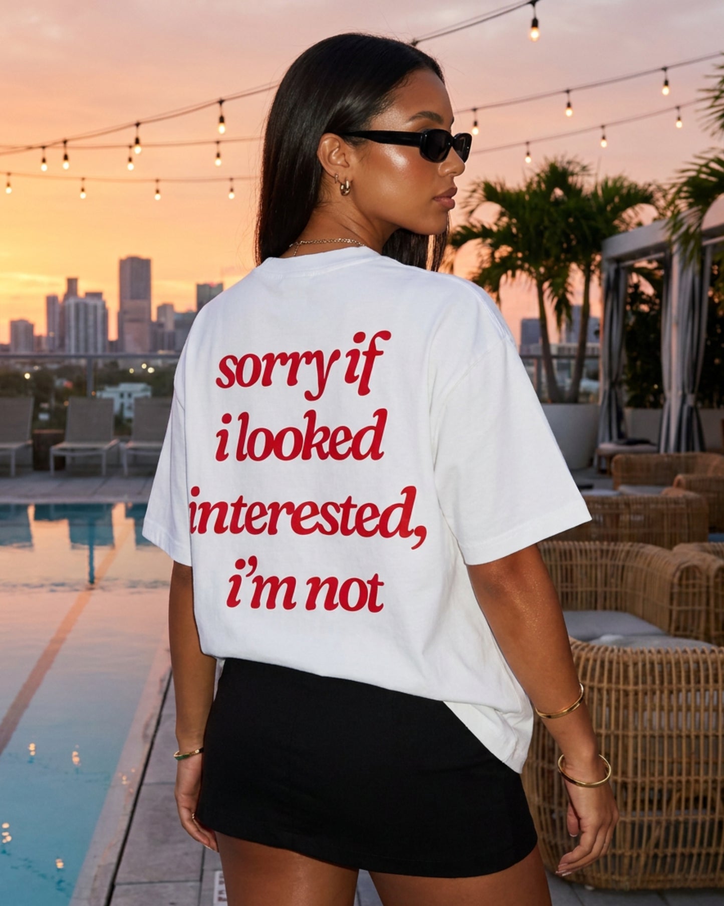 NOT INTERESTED TEE