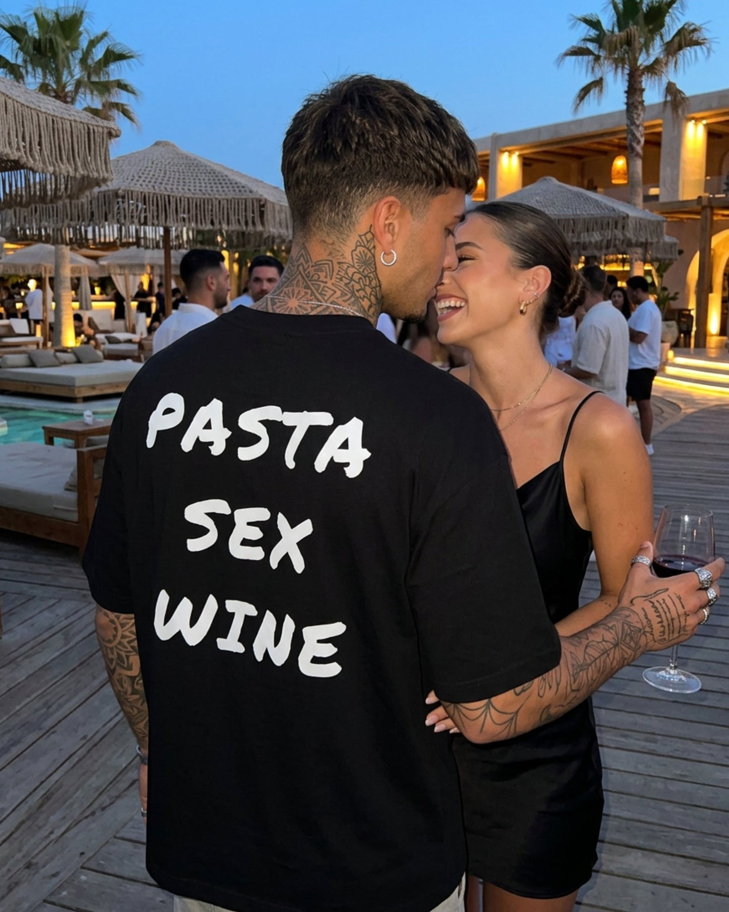 PASTA SEX WINE TEE