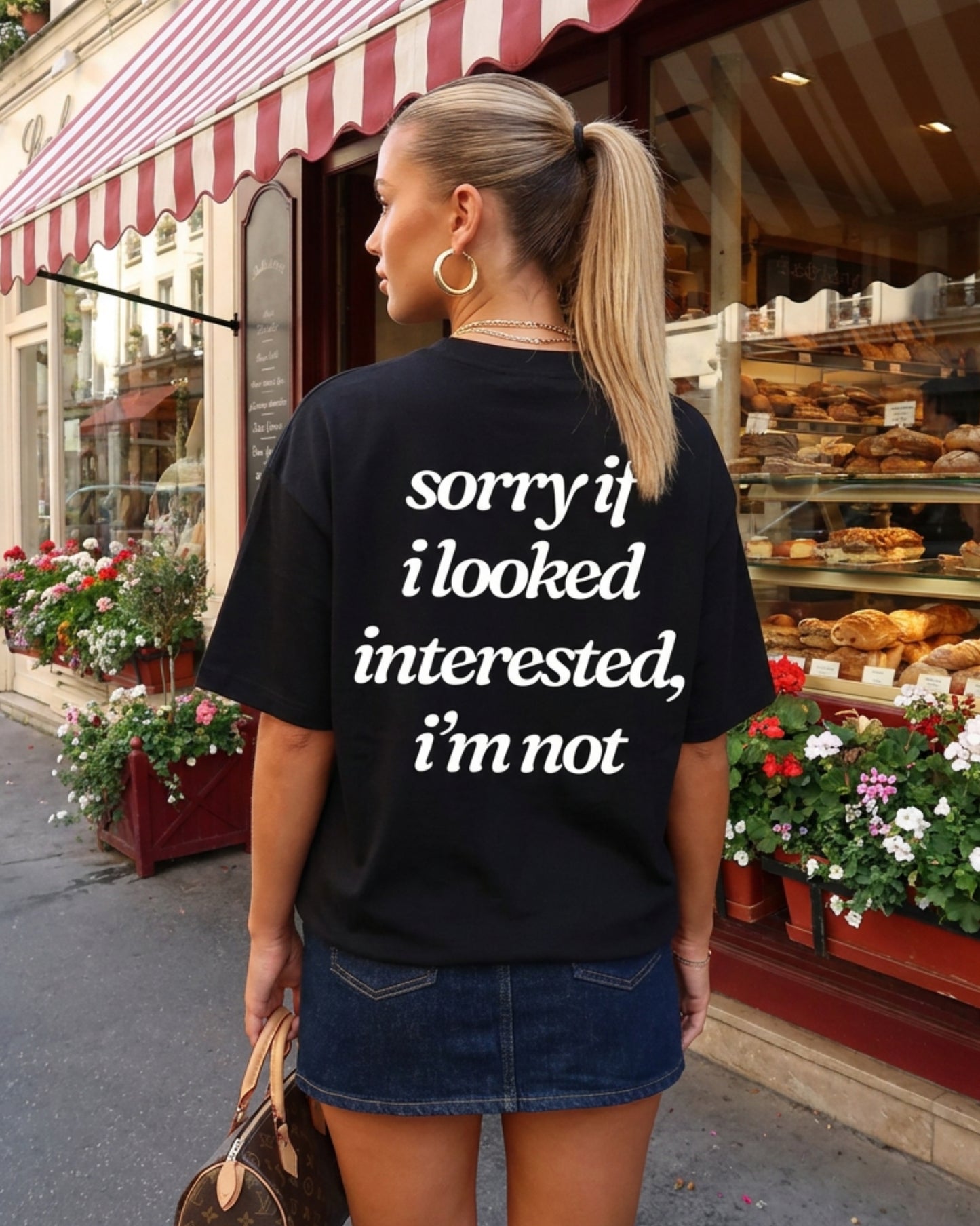 NOT INTERESTED TEE