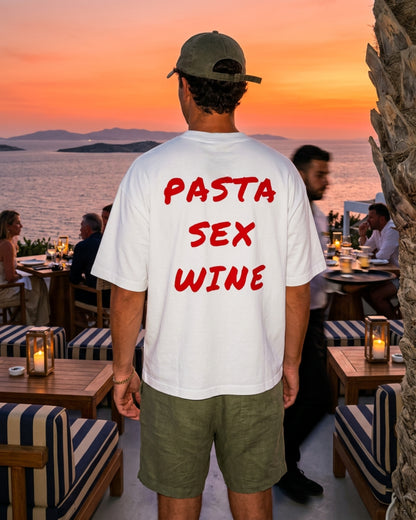 PASTA SEX WINE TEE