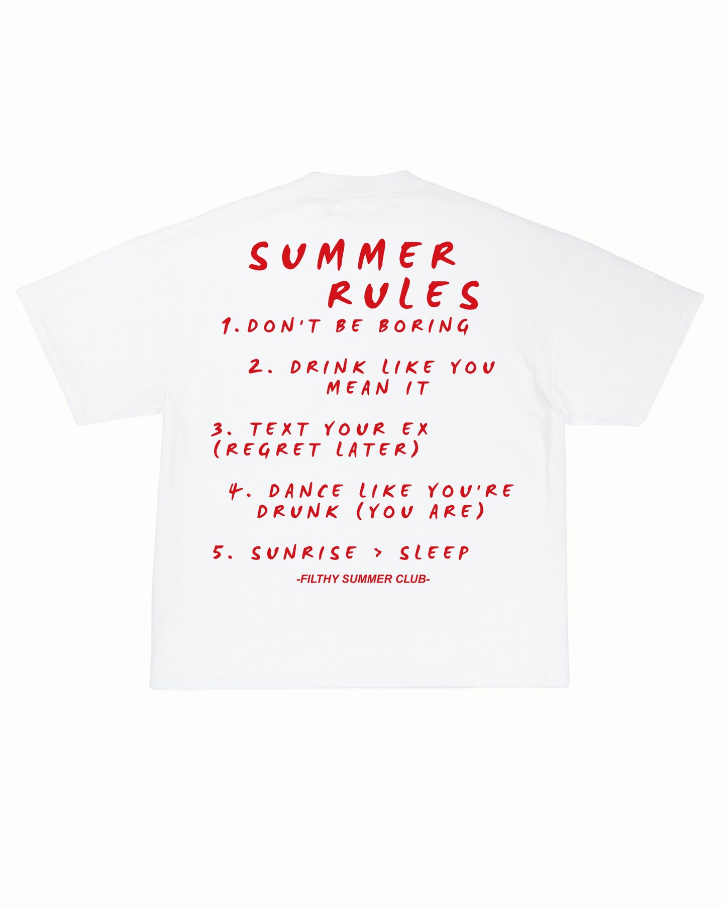 SUMMER RULES TEE