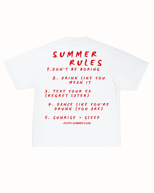 SUMMER RULES TEE