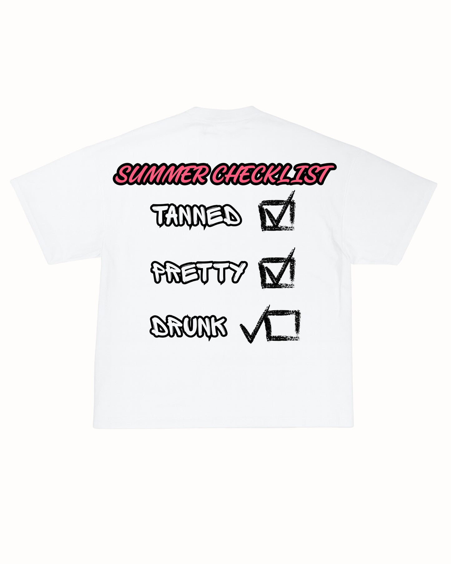SUMMER CHECKLIST TEE