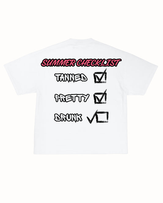 SUMMER CHECKLIST TEE