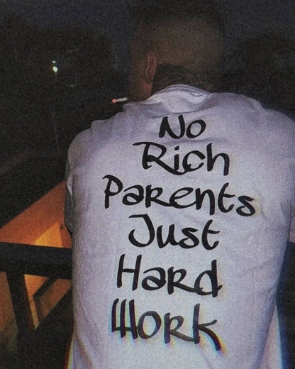 NO RICH PARENTS TEE