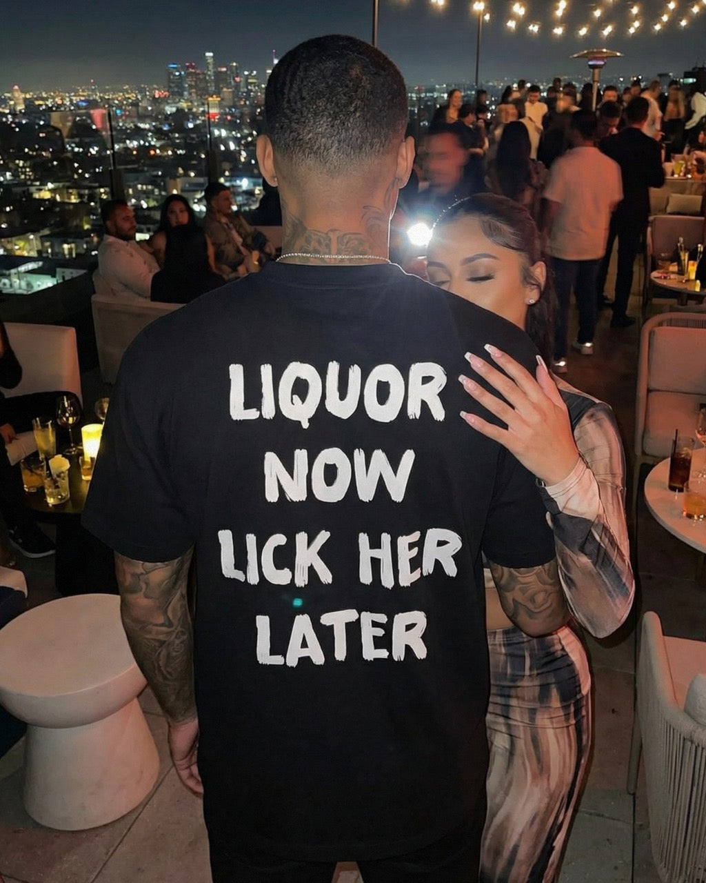 LIQUOR FIRST TEE